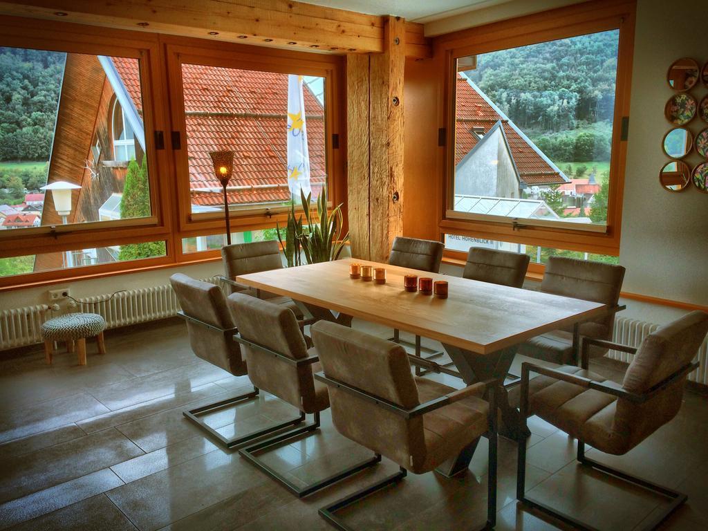 Akzent Hotel Hoehenblick Muehlhausen im Taele Exterior foto