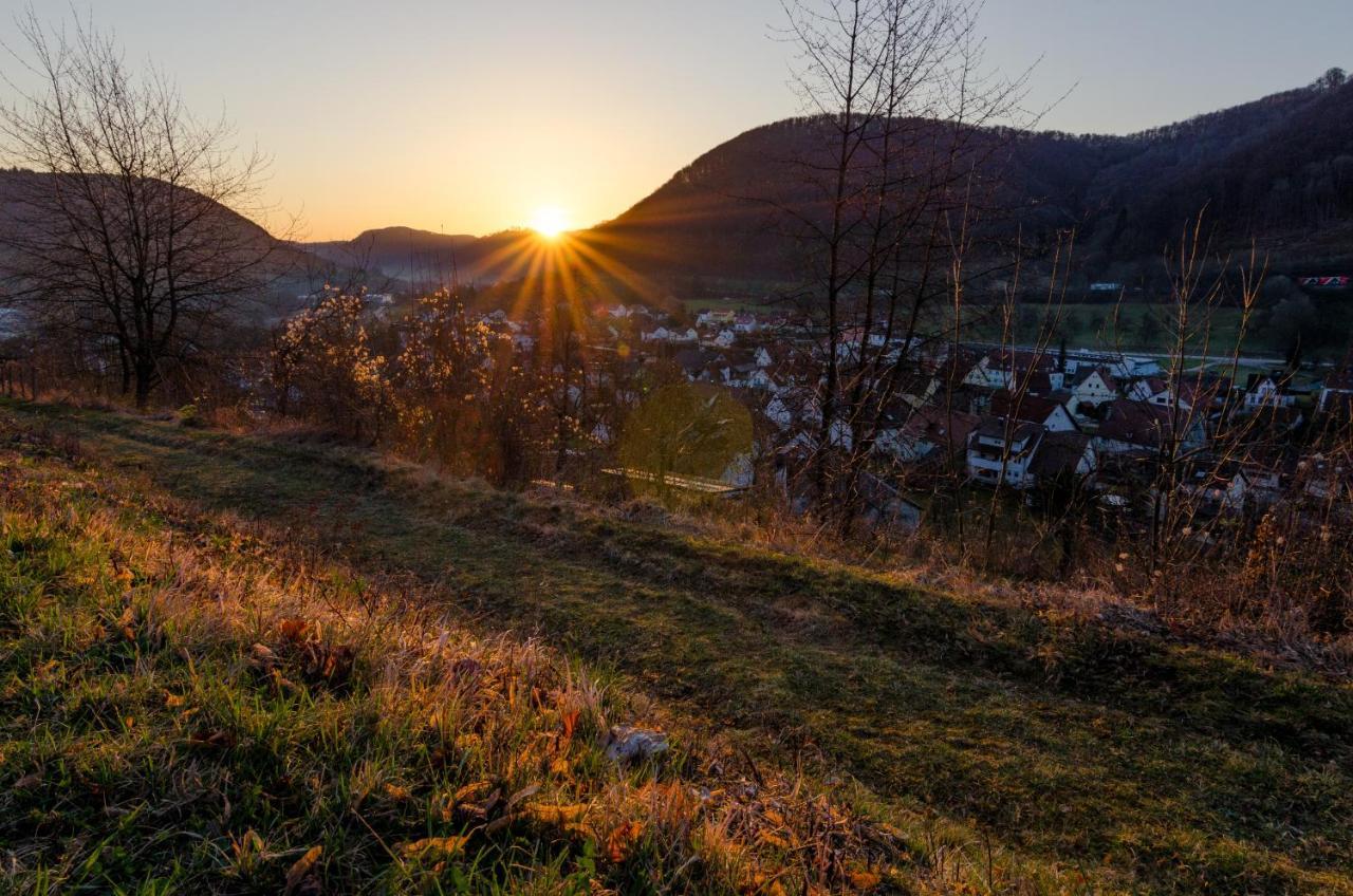 Akzent Hotel Hoehenblick Muehlhausen im Taele Exterior foto